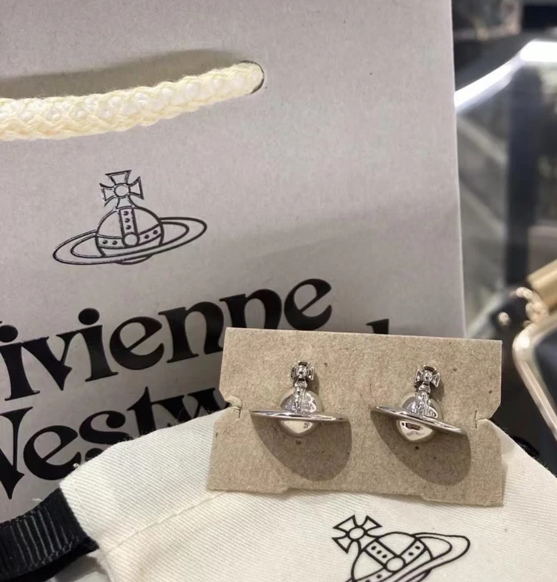 Vivienne Westwood Orb Stud Earrings